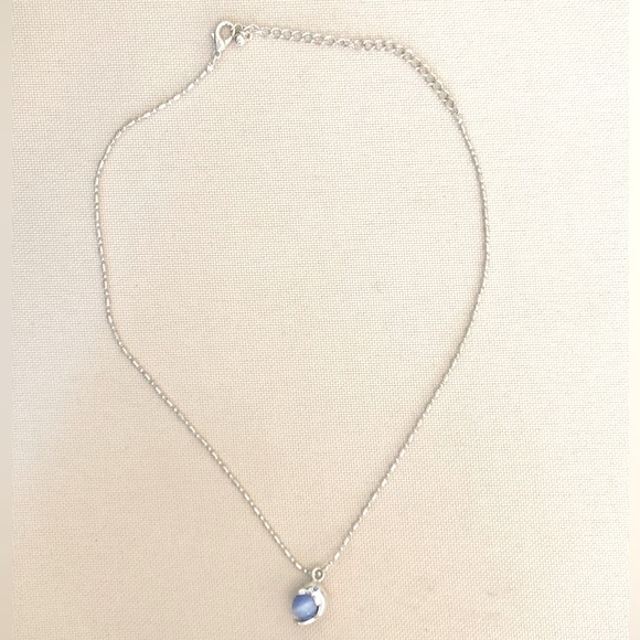 Silver Dolphin Charm Necklace - Picture 2 of 6